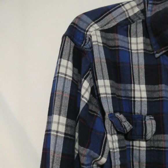FADED GLORY | medium (38-40) | Casual Plaid Button-Up Long Sleeve Shirt - Picture 3 of 16